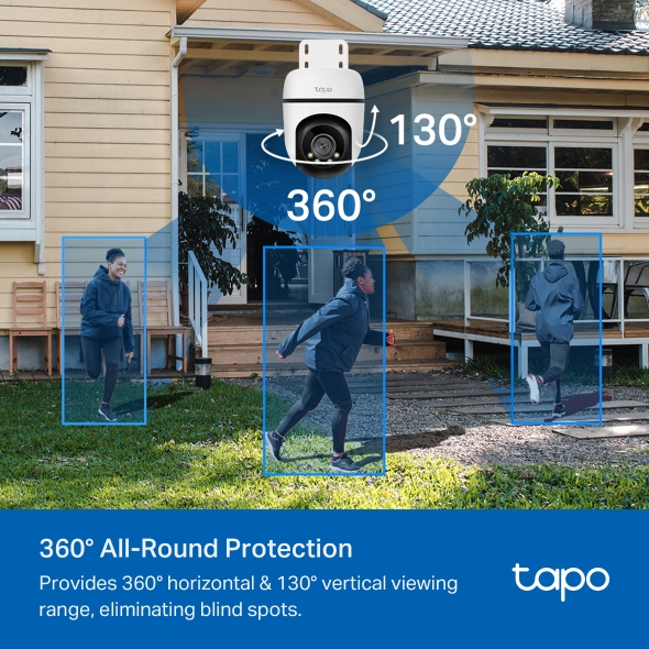 TP Link Tapo C510W Outdoor Pan/Tilt Security WiFi Camera - Image 9